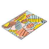 抽象芸術葉カラフル、自然パターン。 ノートブック (左側)