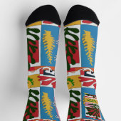 抽象芸術葉ソックス ソックス (上部)