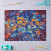 抽象芸術葉ティッシュペーパー 薄葉紙 (クラフト)