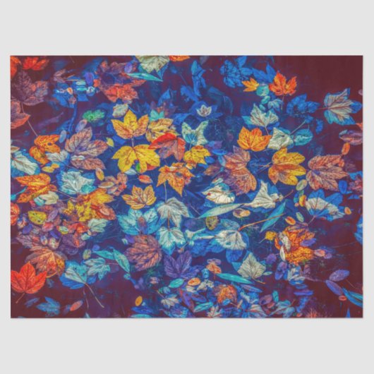 抽象芸術葉ティッシュペーパー 薄葉紙 (正面)