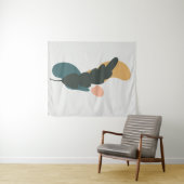 抽象芸術葉デザイン タペストリー (インサイチュ(横))