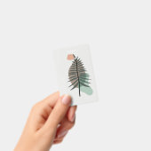 抽象芸術葉デザイン バッジ (手持ち)