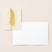 抽象芸術葉デザイン 箔カード (ディスプレー)