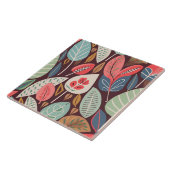 抽象芸術葉パターン タイル (側面)