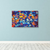 抽象芸術葉ラップキャンバス キャンバスプリント (インサイチュ (ウッドフロア))