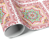 抽象芸術葉多様なパターン ラッピングペーパー (ロールコーナー)