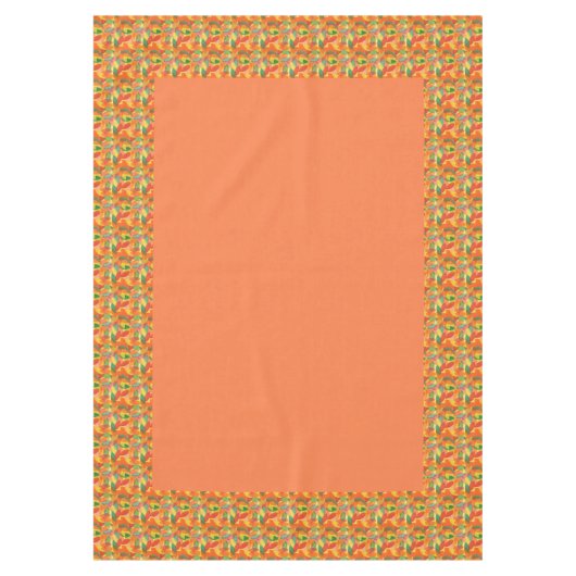 抽象芸術葉感謝祭 テーブルクロス (正面)