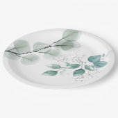 抽象芸術葉紙プレート ペーパープレート (アングル)