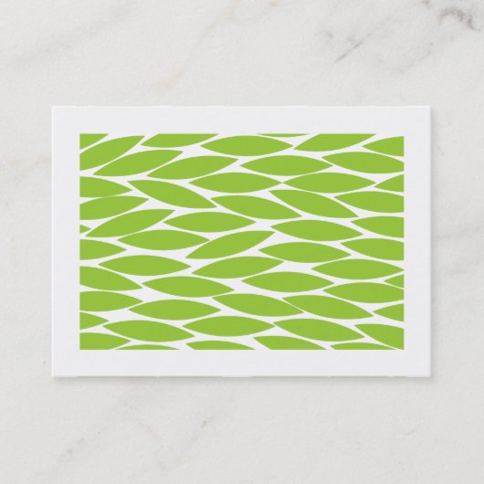 抽象芸術葉縁ど() - Martian Grn 名刺 (正面)