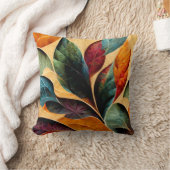 抽象芸術葉装飾用クッション クッション (ブランケット)
