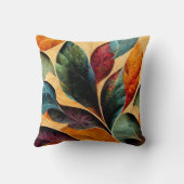 抽象芸術葉装飾用クッション クッション (裏面)