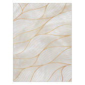 抽象芸術葉金ゴールドアートワーク |テーブルクロス テーブルクロス (正面)