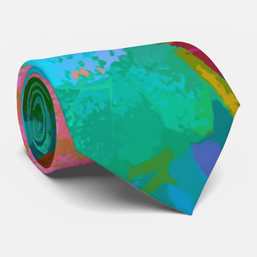 抽象芸術葉 ネクタイ (ロール)