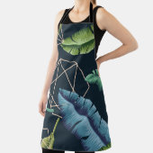 抽象芸術葉：ポリゴンラインをシームレスに接続。 エプロン (インサイチュ)