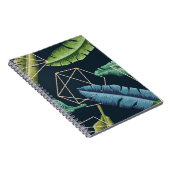 抽象芸術葉：ポリゴンラインをシームレスに接続。 ノートブック (右側)