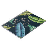 抽象芸術葉：ポリゴンラインをシームレスに接続。 ノートブック (左側)