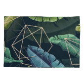 抽象芸術葉:ポリゴンラインをシームレスに接続。 枕カバー (裏面)