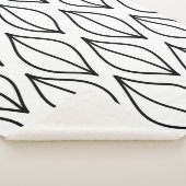 抽象芸術葉。ヴィンテージ構造手引き海 シェルパブランケット (3/4)