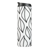 抽象芸術葉。ヴィンテージ構造手引き海 タンブラー (回転右)