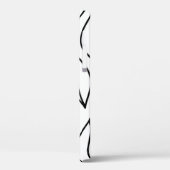 抽象芸術葉。ヴィンテージ構造手引き海 Case-Mate iPhoneケース (裏面 / 左)