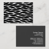 抽象芸術葉 名刺 (正面/裏面)