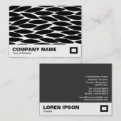 抽象芸術葉 名刺 (正面/裏面)