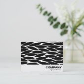 抽象芸術葉 名刺 (スタンド正面)