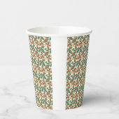 抽象芸術葉 紙コップ (左)