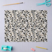 抽象芸術葉 薄葉紙 (クラフト)