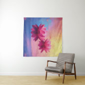 抽象芸術蓮の花 タペストリー (インサイチュ(横))