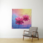 抽象芸術蓮の花 タペストリー (インサイチュ)