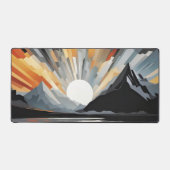 抽象芸術薄明 デスクマット (正面)