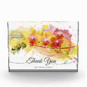 抽象芸術蘭カラスプラッシュ書道 フォトブロック (正面)