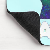 抽象芸術虹の平和ハンドサインマウス2 マウスパッド (コーナー)