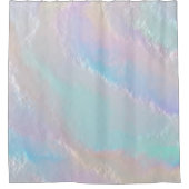 抽象芸術虹テクスチャ シャワーカーテン (正面)