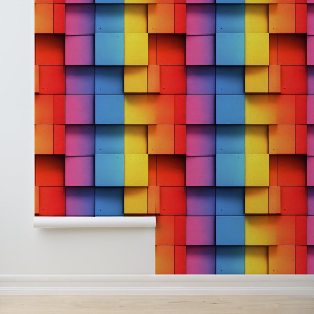 抽象芸術虹パターン 壁紙 (アプリケーション)