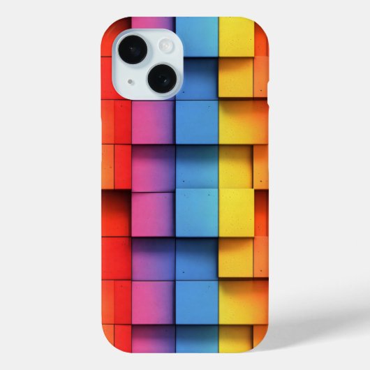 抽象芸術虹パターン Case-Mate iPhoneケース (裏面)