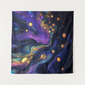 抽象芸術虹色アートタペストリー タペストリー (正面(横))