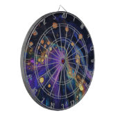 抽象芸術虹色アートダーツボード ダーツボード (正面左)