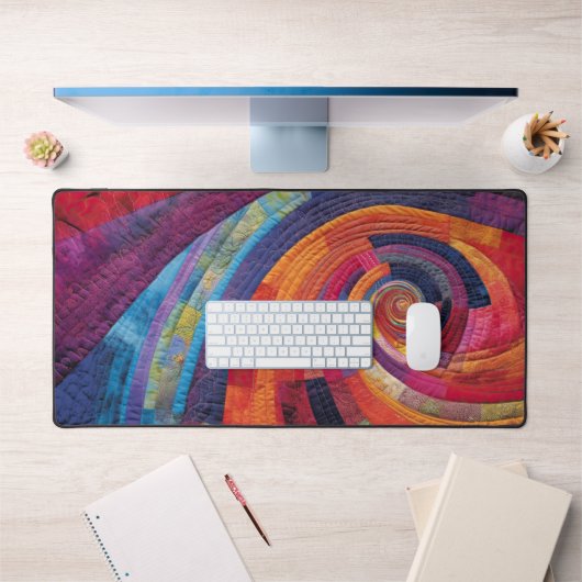 抽象芸術虹 デスクマット (オフィス1)