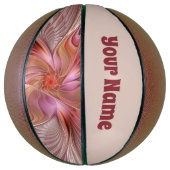 抽象芸術蝶カラフルファンタジーフラクタル名 バスケットボール (縦)