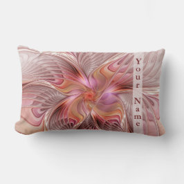 抽象芸術蝶カラフルファンタジーフラクタル名 ランバークッション