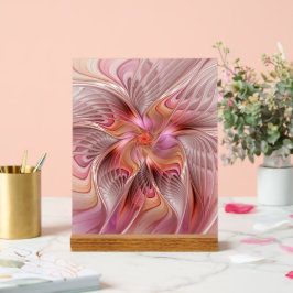 抽象芸術蝶カラフルファンタジーフラクタル アクリルサイン