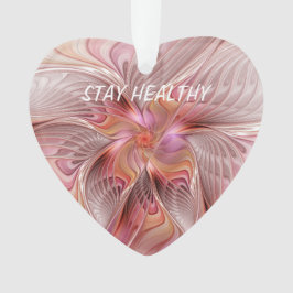 抽象芸術蝶カラフルファンタジーフラクタル オーナメント