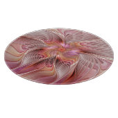 抽象芸術蝶カラフルファンタジーフラクタル カッティングボード (角)