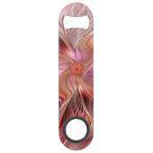 抽象芸術蝶カラフルファンタジーフラクタル スピード栓抜き (裏面)