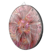 抽象芸術蝶カラフルファンタジーフラクタル ダーツボード (正面右)