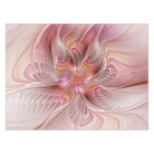 抽象芸術蝶カラフルファンタジーフラクタル テーブルクロス (正面(横))