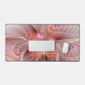 抽象芸術蝶カラフルファンタジーフラクタル デスクマット (キーボード&マウス)