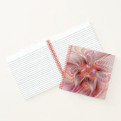 抽象芸術蝶カラフルファンタジーフラクタル ノートブック (内部)